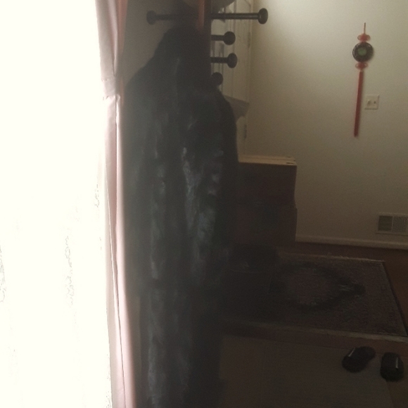 Black Fur Coat (Real Fur)